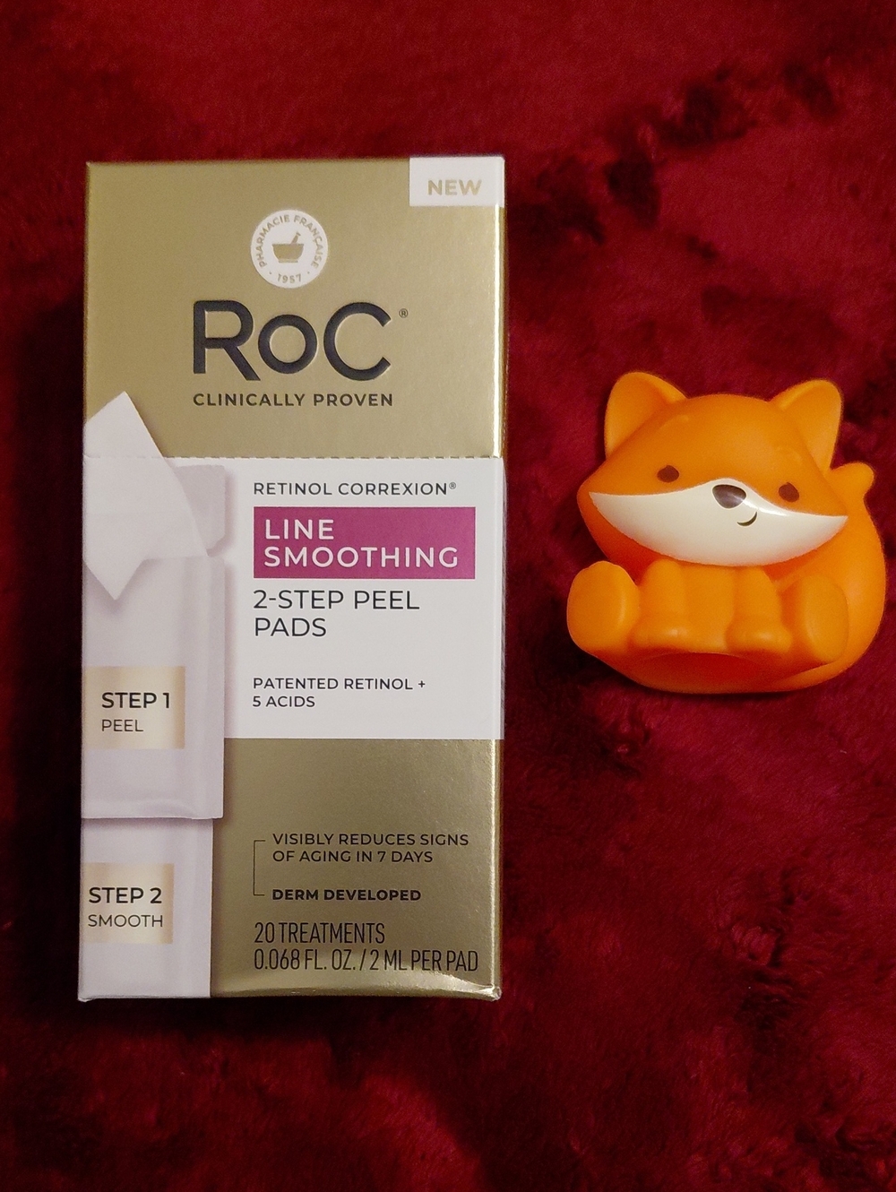 🆕 RoC Retinol Correxion Line Smoothing 2-Step Peel Pads